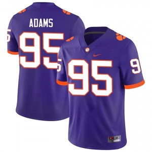 Amare Adams #95 Clemson Tigers Jersey | Pro-Grade Purple College Football Men Swen 41986705