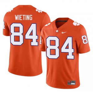 Top-Tier Avery Wieting #84 Clemson Tigers Orange Jersey | Men University Football Embroidery Fan Gear 64780923