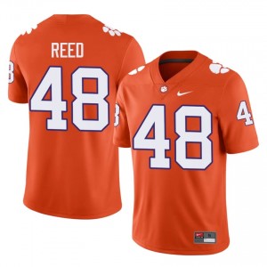 Orange Charlie Reed #48 Clemson National Championship Jersey | Men High School Football Limited Embroidery 38155967