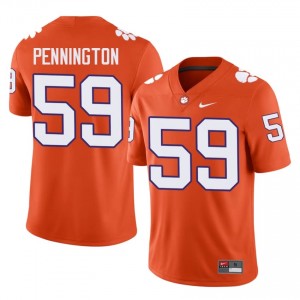 Orange Dietrick Pennington #59 Clemson National Championship Jersey | Men High School Football Fresh Embroidery 28628433
