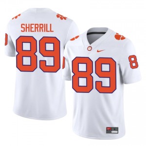 Grady Sherrill #89 Clemson Tigers Jersey | Exclusive White College Football Men Stitched 80176590