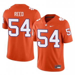 Clemson Ian Reed #54 Orange Jersey | Pro Cut Embroidery NCAA Football Men Apparel 23132309