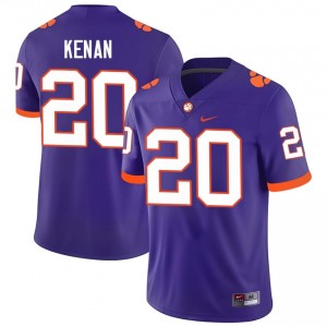 Elite Thread Jakarrion Kenan #20 Clemson Tigers Purple Jersey | Men University Football Stitch Fan Gear 97157843