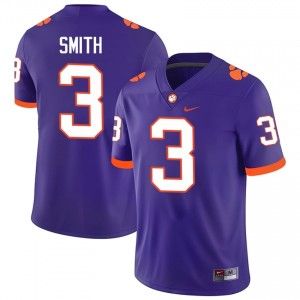 Tristan Smith #3 Clemson Tigers Jersey | Gameday Purple College Football Men Stitch 63600937