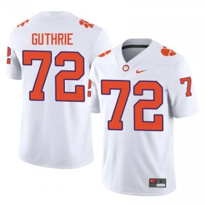 Clemson Adam Guthrie #72 White Jersey | Genuine Stitched NCAA Football Men Apparel 23379881