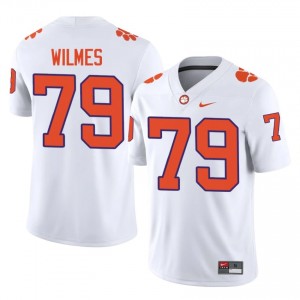 Officially Licensed Braden Wilmes #79 Clemson Tigers White Jersey | Men University Football Stitched Fan Gear 18076039