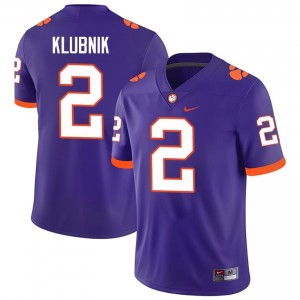 #2 Cade Klubnik CFP Champs Purple Jersey | Classic Swen Men Player Football Gear 84512927