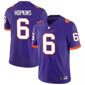 DeAndre Hopkins #6 Clemson Tigers Jersey | Pro-Grade Purple College Football Men Swen 93392563