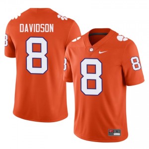 #8 Gideon Davidson CFP Champs Orange Jersey | Alumni Embroidery Men Player Football Gear 67757812