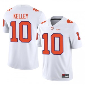 Clemson Misun Kelley #10 White Jersey | Essential Stitched NCAA Football Men Apparel 32539490