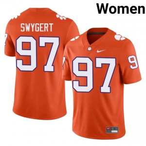 Patrick Swygert #97 Clemson Tigers Jersey | Exclusive Orange College Football Women Embroidery 12414847