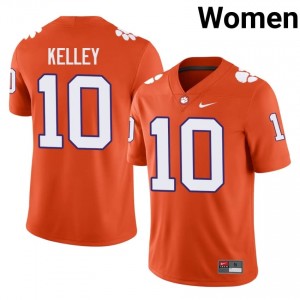 Orange Misun Kelley #10 Clemson National Championship Jersey | Women High School Football Fresh Embroidery 50338168