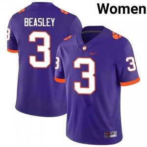 #3 Vic Beasley CFP Champs Purple Jersey | Classic Swen Women Player Football Gear 25128071