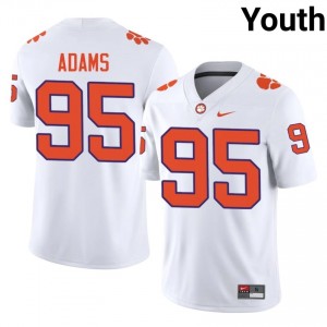 Amare Adams #95 Clemson Tigers Jersey | Gameday White College Football Youth Stitched 99644591