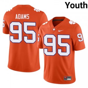 Top-Tier Amare Adams #95 Clemson Tigers Orange Jersey | Youth University Football Embroidery Fan Gear 58140760