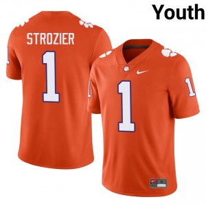 Branden Strozier #1 Clemson Tigers Jersey | Pro-Grade Orange College Football Youth Embroidery 93271944