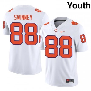 White Clay Swinney #88 Clemson National Championship Jersey | Youth High School Football Fresh Stitched 24157361