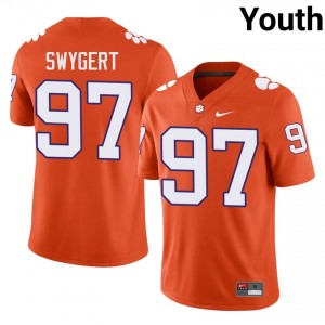 Orange Patrick Swygert #97 Clemson National Championship Jersey | Youth High School Football Moisture Wicking Embroidery 83164937