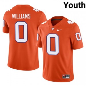 #0 Antonio Williams CFP Champs Orange Jersey | Authentic Embroidery Youth Player Football Gear 86088374