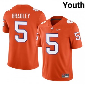 Clemson Brock Bradley #5 Orange Jersey | Essential Embroidery NCAA Football Youth Apparel 80069388