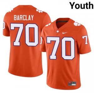 Orange Chance Barclay #70 Clemson National Championship Jersey | Youth High School Football Limited Embroidery 18017433