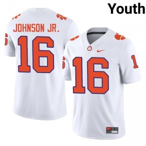 #16 Chris Johnson Jr. CFP Champs White Jersey | Authentic Stitched Youth Player Football Gear 25685852