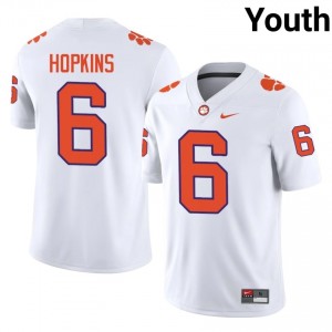 DeAndre Hopkins #6 Clemson Tigers Jersey | Gameday White College Football Youth Stitched 62337503