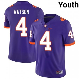 Clemson Deshaun Watson #4 Purple Jersey | Essential Swen NCAA Football Youth Apparel 49520055