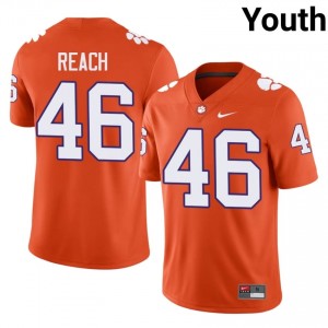 #46 Jackson Reach CFP Champs Orange Jersey | Classic Embroidery Youth Player Football Gear 29503884