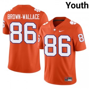 #86 Jaylen Brown-Wallace CFP Champs Orange Jersey | Elite Embroidery Youth Player Football Gear 94565863