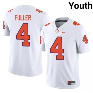 Clemson Steve Fuller #4 White Jersey | Essential Stitched NCAA Football Youth Apparel 50151437