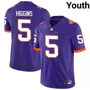 Tee Higgins #5 Clemson Tigers Jersey | Pro-Grade Purple College Football Youth Swen 46245394